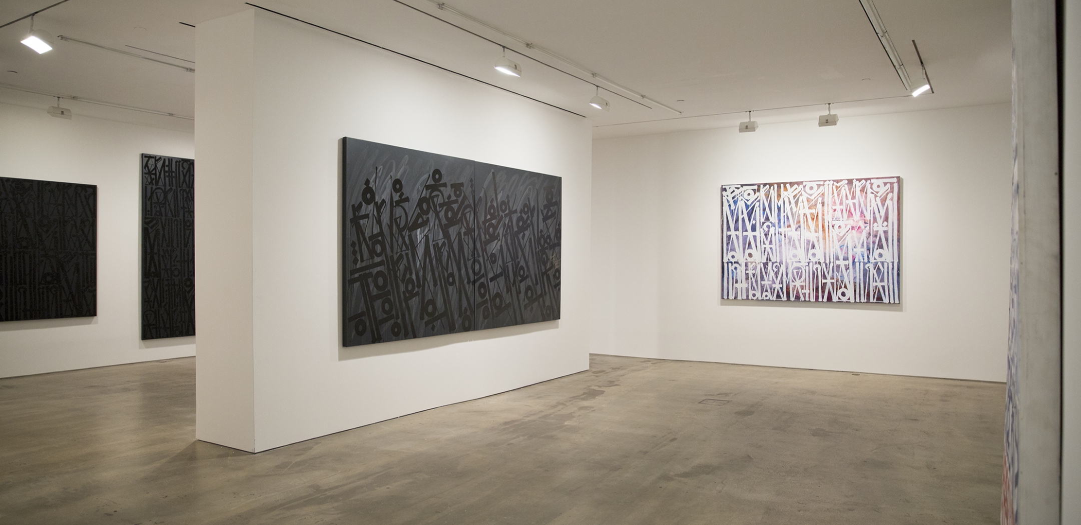 RETNA Installation at HG Contemporary Art gallery in Chelsea, Nyc