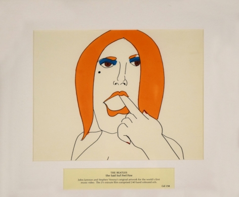 She Said So I Feel Fine Cel 138 by John Lennon at If so, what by Hoerle-Guggenheima Contemporary