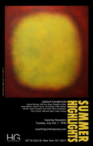 Summer Highlights exhibition at Hg Contemporary Chelsea, Philippe Hoerle-Guggenheim